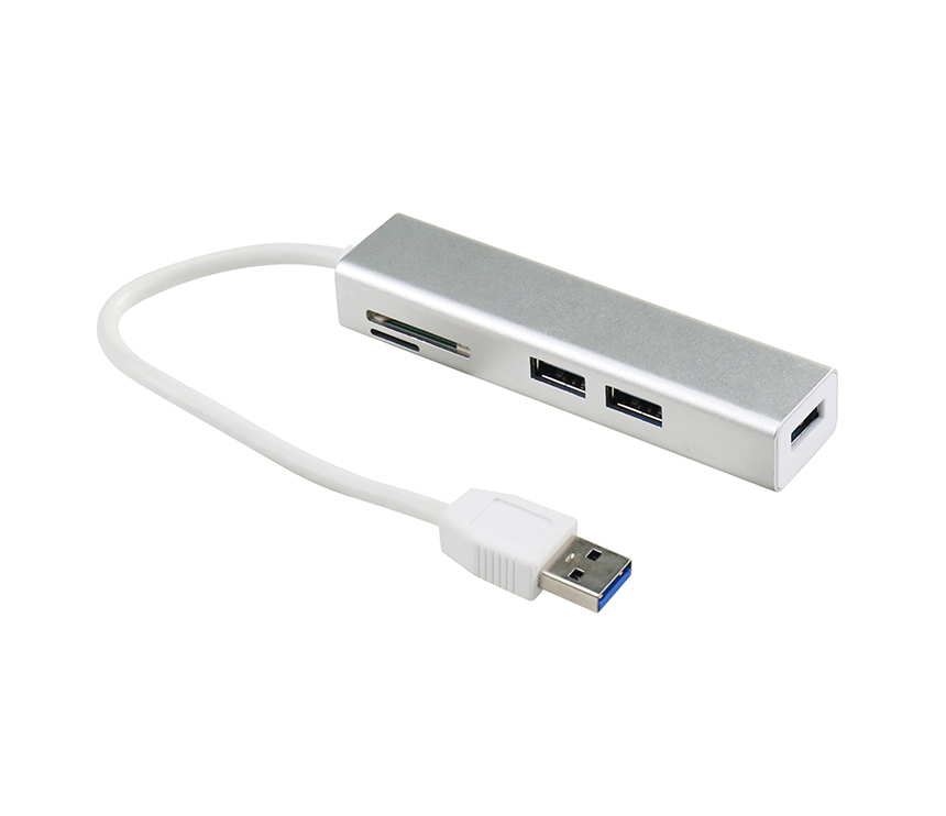 H3407 USB 3.0 Card Reader for SD/TF Cards